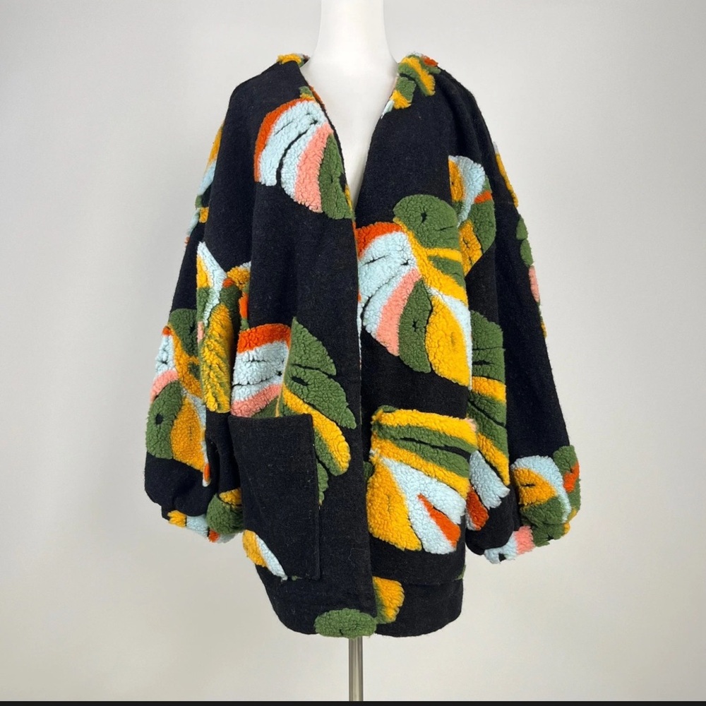 ISO Farm Rio x Anthropologie Sherpa Jacket